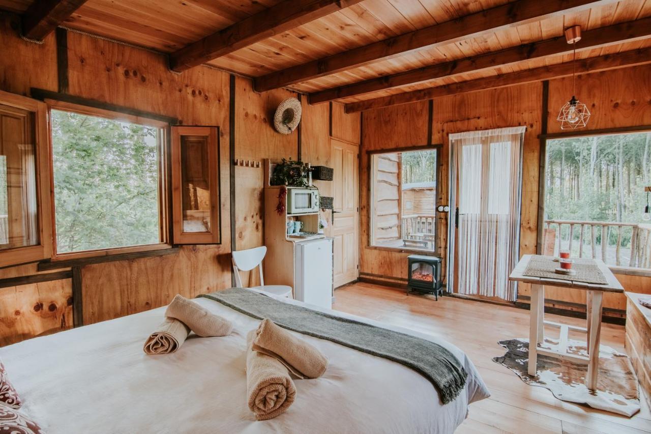 Durmiendo Entre Arboles, Bonita Cabana En La Rioja Anguciana Ngoại thất bức ảnh